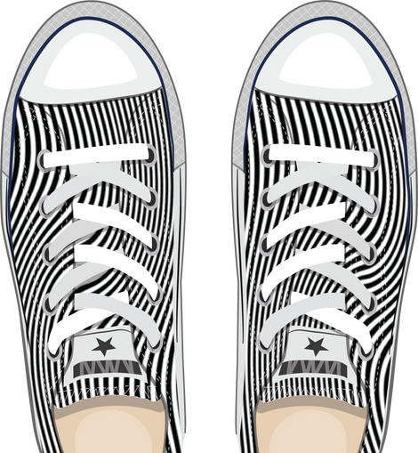 Sneaker Socks - Black/White