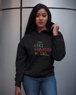 Naughty, Nice, I tried... Christmas Hoodie