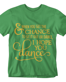 Don't Sit It Out, Dance!