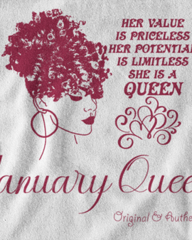 January Birthday Long Sleeve Tee